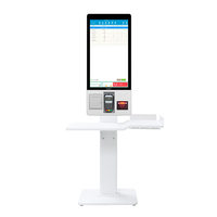 Máquina Expendedora de Autoservicio con Pantalla Táctil de 21.5 Pulgadas, Kiosco de Pago de Autoservicio con Escáner de Código QR