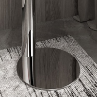 Table d'appoint basse chinoise en forme de C petite table à thé idéale pour le salon chambre à coucher