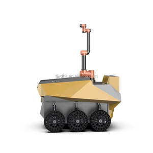 Plateforme de châssis de robot UGV sur mesure de grande taille pour le transport tout-terrain dans la construction, avec 6 roues et une conception robuste - Product Image 6