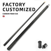 TAVON Vente en gros de queues de billard personnalisées en fibre de carbone 100%, texture 3K, fabrication OEM ODM