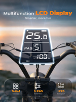 VARUN Vélo Électrique 250W Standard EU 25km/h Double Suspension Pneu 16" pour Enfants Adolescents Adultes Sentiers de Montagne
