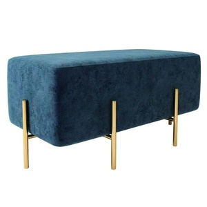 Hotel Chairs Modern Sofa Leisure Sex Lounge Chair Velvet Green Cushion Brass Gold Base Relaxation Beauty Living Room Chair - Product Image 4