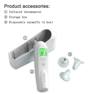 <span class=keywords><strong>Thermomètre</strong></span> numérique infrarouge étanche pour la maison, <span class=keywords><strong>thermomètre</strong></span> frontal et <span class=keywords><strong>auriculaire</strong></span> pour bébé, <span class=keywords><strong>thermomètre</strong></span> numérique sans contact - Product Image 2