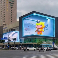 Écran LED 3D à vision directe, haute définition, pour centre commercial, extérieur, P3 P4 P5, écran publicitaire LED 3D