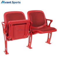Sièges pliants Avant Sports à pointe fixe pour stades de football, systèmes de gradins en béton à niveaux, sièges VIP pliants pour arènes extérieures