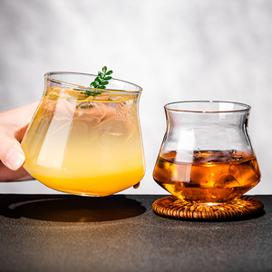 和風ドリンクグラスエレガントなビジネスホームコーヒービール用既製バッファローミルクジュース冷たい飲み物 - Product Image 5