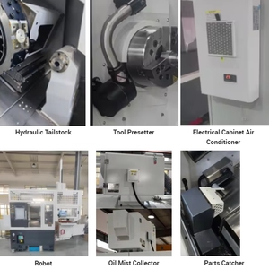 Fanuc-kiểm soát 4-trục WF-ET205Y l-loại tùy chỉnh chuyển Trung tâm nhiệm vụ trung bình động cơ <span class=keywords><strong>CNC</strong></span> <span class=keywords><strong>Lathe</strong></span> 12-trạm công cụ bài 530mm phôi - Product Image 3