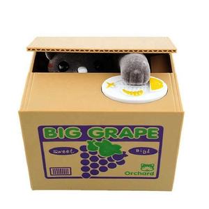 Cajas de dinero de juguete <span class=keywords><strong>divertidas</strong></span> y mágicas, <span class=keywords><strong>Huchas</strong></span>, cajas de dinero ladrón, estola automática, hucha de monedas, caja de ahorro de dinero, regalos creativos para niños - Product Image 5