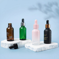 Flacon compte-gouttes en verre ambré pour cosmétiques, 5ml, 10ml, 15ml, 20ml, 30ml, 50ml, 100ml, multicolores, pour huiles – Offre Spéciale