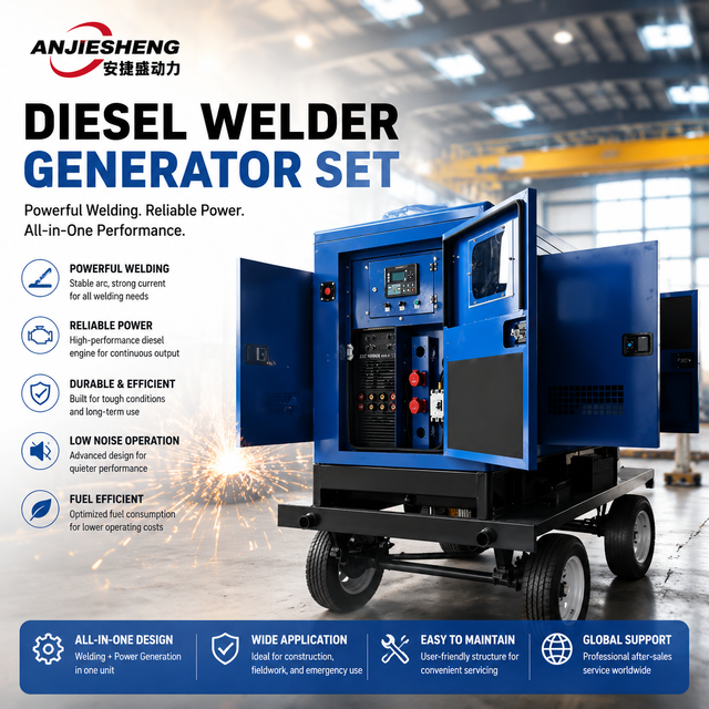 1000A Portable Laser Welding Machine diesel Generator Set Silent Welding Rods Welding Equipment Handheld Laser Welding Machine
