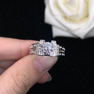 Bague de fête en argent 925 pour femme, bijou féminin avec 1 mkanite, bijou de pierres précieuses - Product Image 5