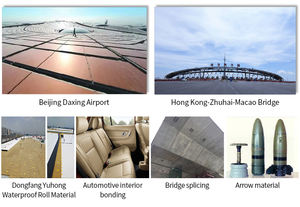 Construcción Carpintería Uso Adhesivo a base de agua Pegamento dorado Sellador de fusión en caliente Vidrio líquido de acero para hormigón Principalmente Silicona - Product Image 3