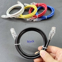 Kustomisasi warna CAT5 CAT5E 5M kabel LAN untuk penggunaan dalam ruangan- (RJ45) kabel koneksi WiFi & Extender komputer