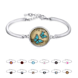 Pulsera de rescate de amor en vivo para mujer, brazalete con estampado de pata de perro, gato, mamá, mariposa, caballo, Chihuahua, Gran Danés, <span class=keywords><strong>Golden</strong></span> <span class=keywords><strong>Retriever</strong></span> - Product Image 4