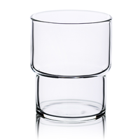 Verres à boire en verre fabriqués à la main en usine, pour le thé, le jus, l'eau, les boissons, verre à double paroi, tasse à café réutilisable