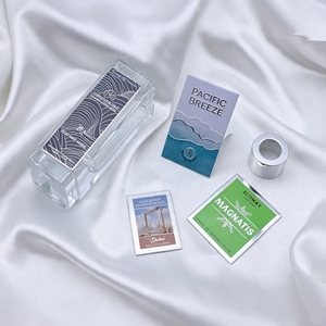 Vente chaude Autocollant en métal personnalisé avec logo Embossé Étiquette en feuille métallique 3D pour les flacons de parfum Emballages d'étiquettes - Product Image 3