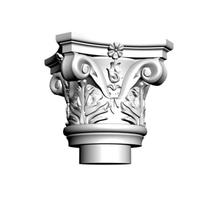 Capitel de Columna Romana Decorativo de EPS para Pared Exterior de Villa, Estilo Europeo Francés, Impermeable y Ligero