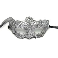 Masque de mascarade en dentelle pour femmes, masque noir en dentelle pour la moitié du visage, pour bal masqué, Halloween, fête de Noël, décoration
