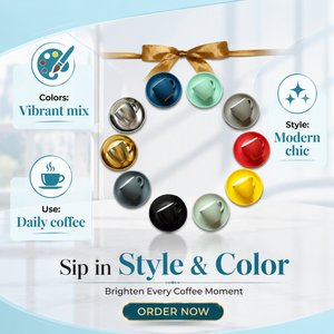 Collection <span class=keywords><strong>de</strong></span> tasses et soucoupes à expresso Ten Tone, finition dorée, argentée, brillante, menthe, mate, rouge, turquoise, noir, gris, blanc, ensemble <span class=keywords><strong>de</strong></span> café en porcelaine, cadeau - Product Image 2