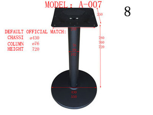 Kim Loại Chân Đồ Nội Thất Vòng Chân Ánh Sáng Sang Trọng Trà Sữa Cửa Hàng Thép Bàn Sắt Chân - Product Image 3