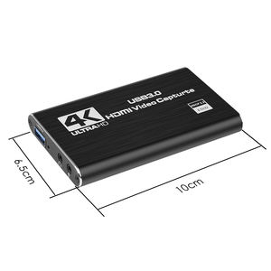Colector <span class=keywords><strong>de</strong></span> video <span class=keywords><strong>de</strong></span> alta definición 4K USB3.0 <span class=keywords><strong>Convertidor</strong></span> <span class=keywords><strong>de</strong></span> tarjeta <span class=keywords><strong>de</strong></span> captura <span class=keywords><strong>de</strong></span> <span class=keywords><strong>audio</strong></span> y video para transmisión <span class=keywords><strong>de</strong></span> juegos Transmisiones en vivo Grabación <span class=keywords><strong>de</strong></span> video - Product Image 6