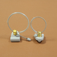 AM EAS Hartkabel-Sicherheitsetikett 70mm Schlaufe Grau Magnetisch für Elektronik