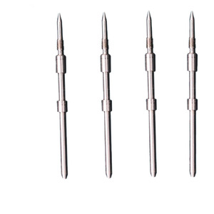 Eje de acero mecanizado por CNC, aguja de 1-20 mm de diámetro, piezas de precisión de acero inoxidable, aluminio, cobre y hierro para uso industrial - Product Image 1
