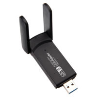 Adaptateur WiFi USB 1300 Mbps Double Bande 2.4/5Ghz Récepteur Sans Fil Externe Mini Clé WiFi pour Cartes Réseau d'Ordinateur Portable