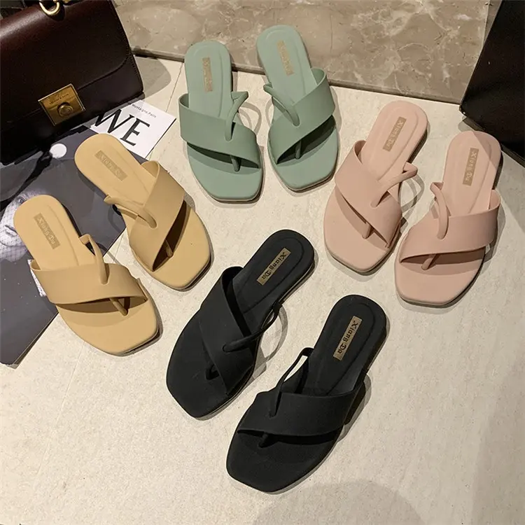 Fashion Designer Summer Sandals Outdoor Slides Shoes Ladies Flat Slippers Women Shoes Sandals