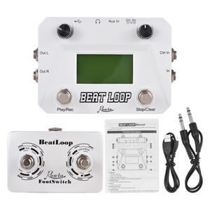 Pédale de machine à rythmes Rowin, pédale de boucle de <span class=keywords><strong>guitare</strong></span> à enregistrement circulaire, 40 rythmes de batterie, écran LCD rétroéclairé pour <span class=keywords><strong>guitare</strong></span> électrique 3,5 mm - Product Image 3