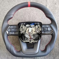 Volant en cuir personnalisé adapté à Toyota Land Cruiser LC200 LC300 Hilux Fortuner LC79 LC76 Volant de voiture