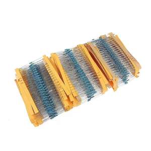 650-2600pcs Kit assorti de résistances à film métallique 1 ~ 3M <span class=keywords><strong>ohm</strong></span> Résistance <span class=keywords><strong>130</strong></span> valeurs 1/6W 1/4W 1/2W 1W Ensemble de résistances 1% de haute qualité - Product Image 4