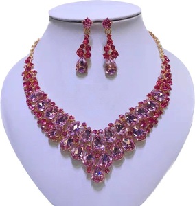 Conjuntos de Joyería de Cristal con Pedrería para Novia, Estilo Exagerado, de Moda Cristiana para Mujer, los Más Vendidos, para Boda al por Mayor 2025 - Product Image 6