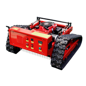Tondeuse à gazon télécommandée, machine de jardin robotisée AI pour la coupe de l'herbe, largeur de coupe de 550 mm, chenilles en caoutchouc, mini Sh550, batterie - Product Image 3