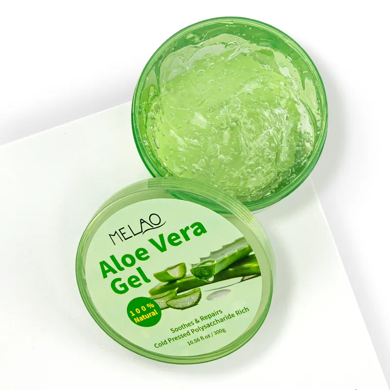 MELAO 100% Pure Natural Gel Aloe Vera Organic Moisturizing Soothing After Sun Aloe Vera Gel For Face