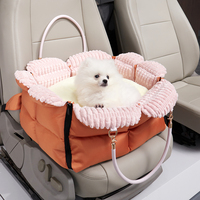 Coussin de sécurité réglable et écologique pour chien et chat, siège de copilote portable et confortable pour voiture, luxe pour siège arrière jusqu'à 20 kg