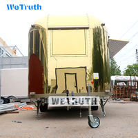 Camion de restauration mobile Wetruth Pizza Bakery entièrement équipé, chariot de vente ambulante pour café, barbecue et burgers, à vendre