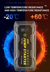 3000A สตาร์ทรถยนต์แบบพกพา20000mAh 12V กันน้ำได้ PD66พลังงานสูงชาร์จเร็วแบตเตอรี่บูสเตอร์อัตโนมัติ