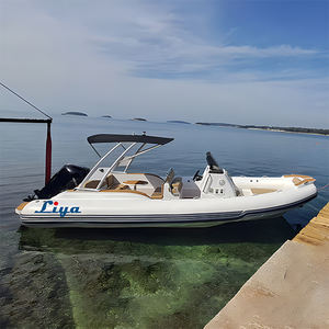 Liya 7.5M luxe Yacht <span class=keywords><strong>semi</strong></span>-<span class=keywords><strong>rigide</strong></span> en fibre de verre coque gonflable <span class=keywords><strong>bateau</strong></span> à côtes avec <span class=keywords><strong>moteur</strong></span> hors-bord à vendre - Product Image 2