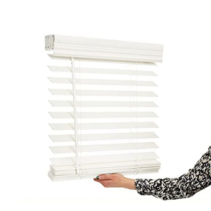 Trang trí nội thất ngang không dây bằng gỗ Rèm Venetian <span class=keywords><strong>2</strong></span> inch PVC Faux gỗ Rèm cho cửa sổ - Product Image 3