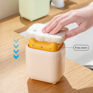 Distributeur de savon en forme de chat, drainage indépendant, nettoyage facile, grande capacité, boîte de stockage de liquide, distributeur de savon manuel à pression - Product Image 4