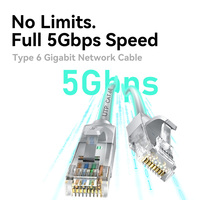 Cable de Red Ethernet VegGieg de Alta Calidad, Gigabit, 1M 1.5M 2M 3M 5M 10M 15M 20M 25M 30M, RJ45, Cat 6