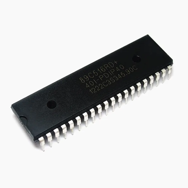 Puce de microcontrôleur électronique d'origine, pièces, + 40I STC89C516 STC LQFP44
