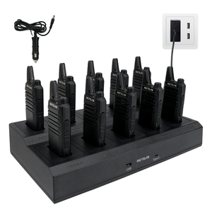 Bộ đàm Retevis RT22 không cần giấy phép, nhỏ gọn, dành cho doanh nghiệp, không dây, liên lạc hai chiều, 10 chiếc kèm bộ sạc UL 10 cổng - Product Image 3