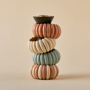 Bracciale Bohemien in Acrilico Elastico da Donna, Design Largo e Voluminoso, Vestibilità Elastica, Braccialetto Colorato Impilabile per Festival e Uso Quotidiano - Product Image 2