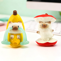 Katten PAI Fun Fruits Blind Box Schattig Harsen Kattenfiguurtje Mystery Box voor Verrassingsverjaardagscadeaus Kawaii Kamerdecoratie Verzamelbaar Speelgoed
