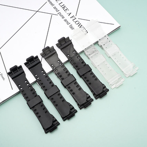 Bracelet de montre en caoutchouc dépoli de remplacement de haute qualité pour hommes, compatible avec les modèles <span class=keywords><strong>Casio</strong></span> GA-<span class=keywords><strong>100</strong></span>, GLS-<span class=keywords><strong>100</strong></span>, <span class=keywords><strong>GD</strong></span>-120 (vente en gros) - Product Image 4