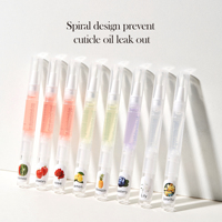 Échantillons gratuits Accessoire de soin des ongles Crayon à huile revitalisant pour cuticules personnalisé Vente en gros Stylo à huile nourrissant pour cuticules