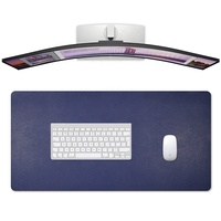 Tapis de bureau en cuir PC 800x400mm, tapis de souris en PU imperméable, antidérapant, dessin animé, repose-poignet pour ordinateur portable, bureau, maison