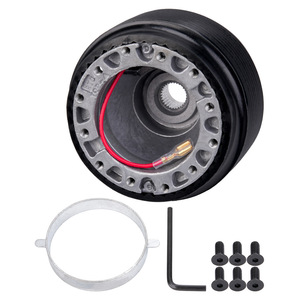 Base de volant Suzuki Alto 1994-2015 QR080-BK en plastique SU-5 noir pour modification automobile - Product Image 4